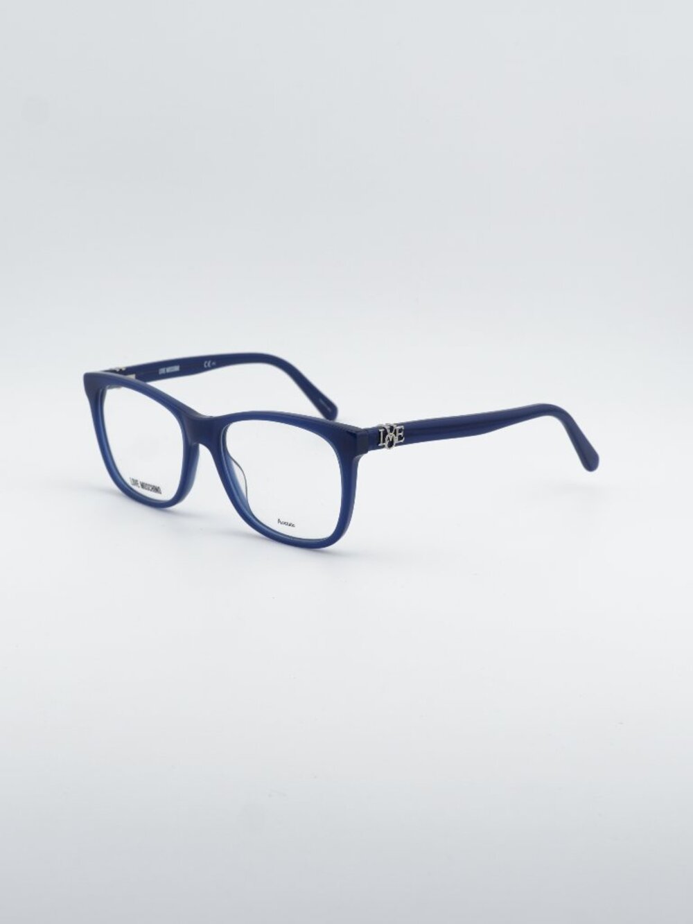 Moschino Love MOL520 0PJP 00 Eyeglasses Blue 52mm Square Frame